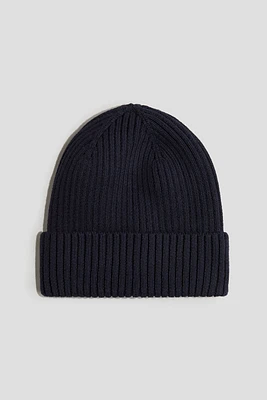 Rib-Knit Beanie