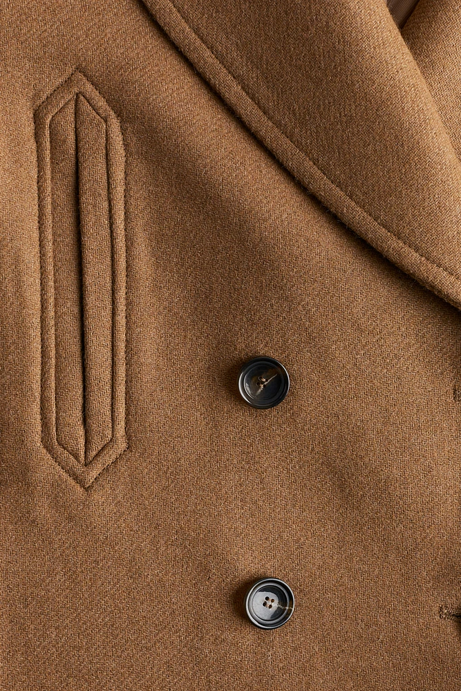 Wool-Blend Coat