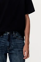 Slim Denim Shorts