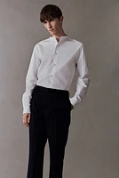 Slim Fit Grandad shirt