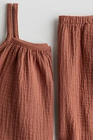 2-Piece Cotton Muslin Set