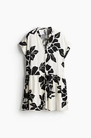 Robe tunique froissée