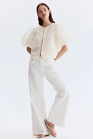 Balloon-Sleeved Blouse
