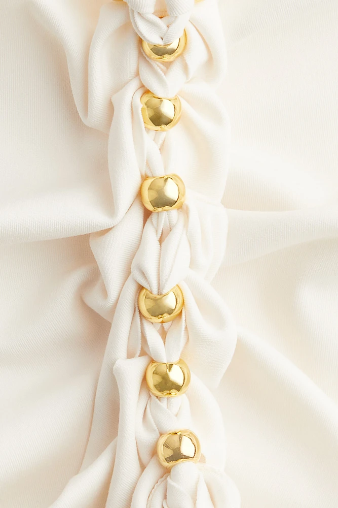 Braided-Detail Top