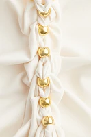 Braided-Detail Top