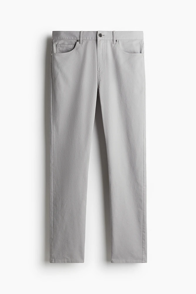 Slim Fit Cotton Twill Pants