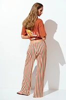 Straight-Leg Drawstring Pants