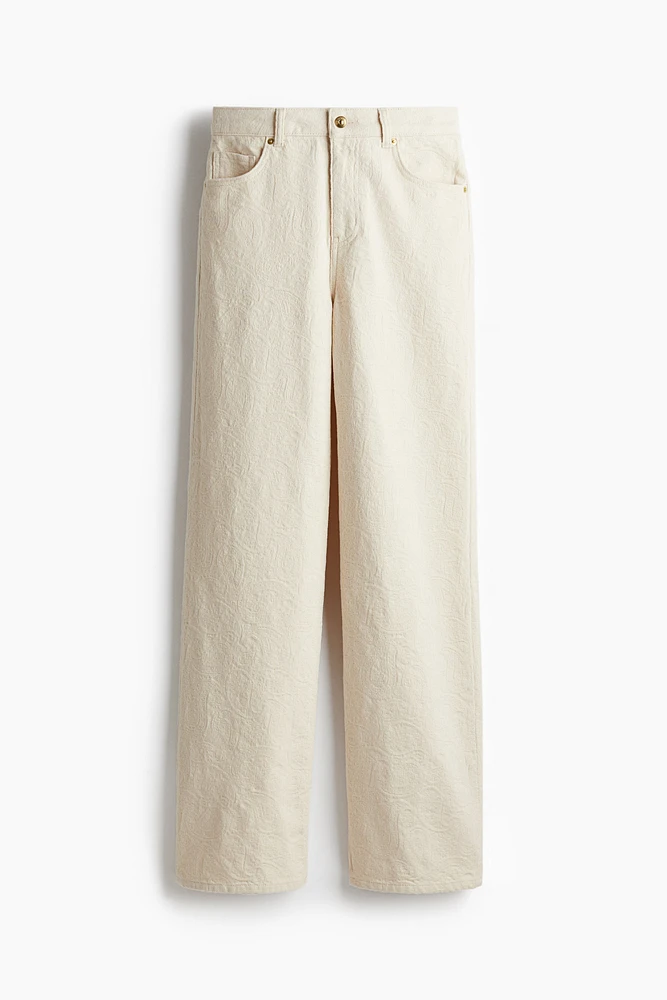 Wide High Jeans