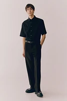 Loose Fit Crinkled Shirt