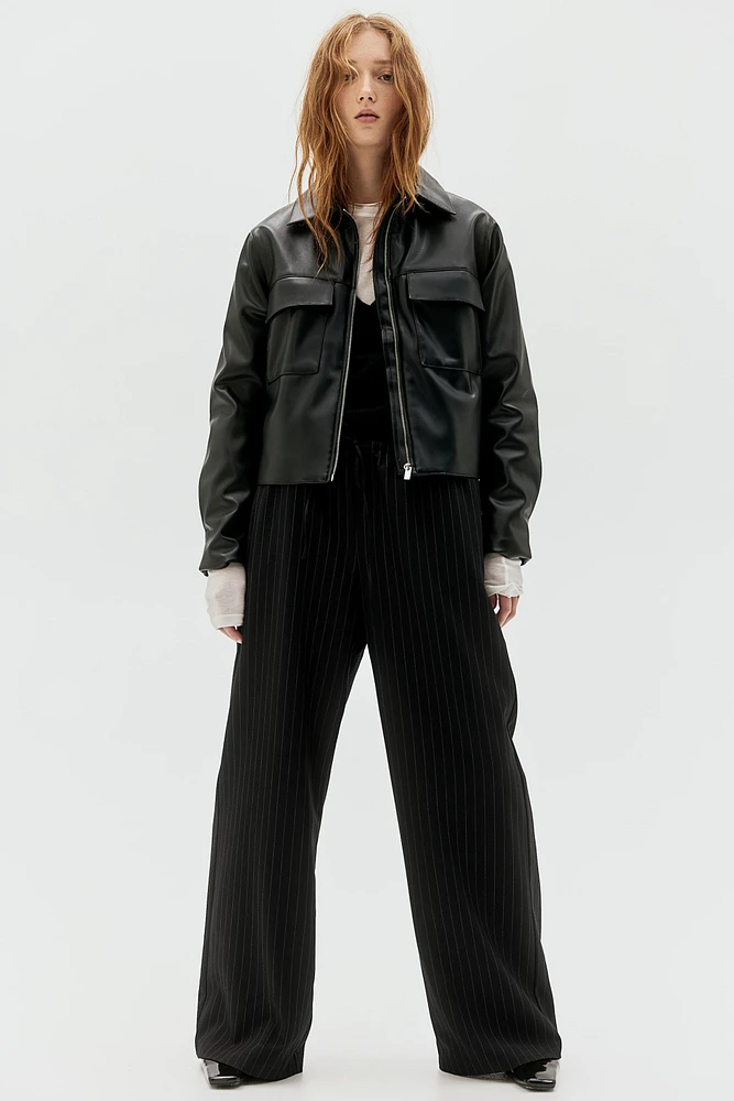 Pantalon en sergé avec cordon de serrage