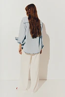 Oversized Denim Shirt