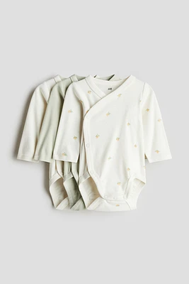 3-pack Wrapover Bodysuits