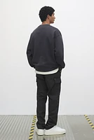 Loose-Fit Printed Sweatshirt