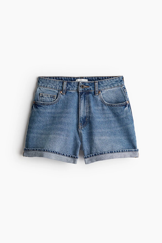 High Waist Denim Shorts