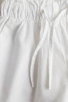 Linen-blend Shorts