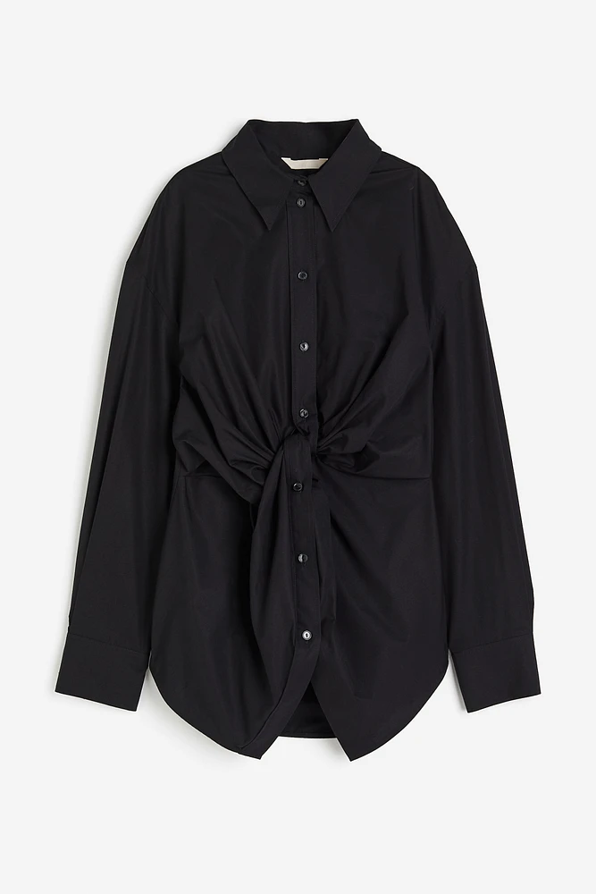 Knot-detail Shirt