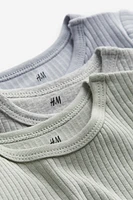 3-pack Ribbed Bodysuits