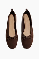 Leather Ballet Flats