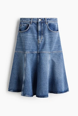 Jupe évasée en denim