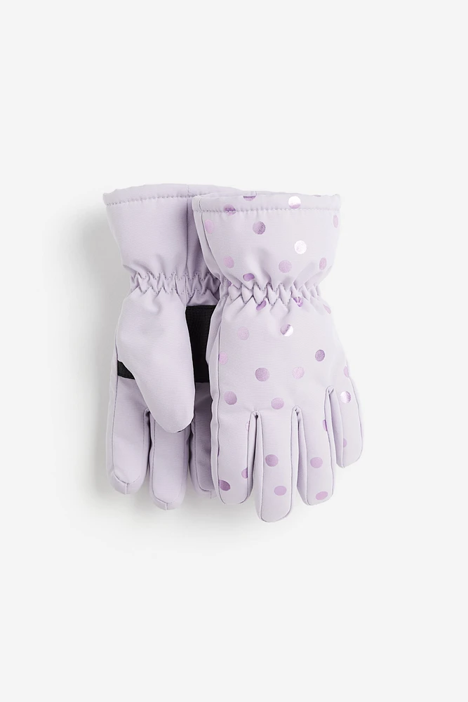 Water-repellent Padded Gloves