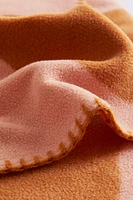 Patterned fleece blanket