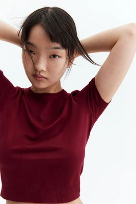 T-shirt en fin tricot