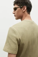 Regular Fit Waffled T-shirt