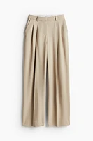 Wide-Leg Dress Pants