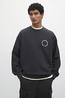 Loose-Fit Printed Sweatshirt