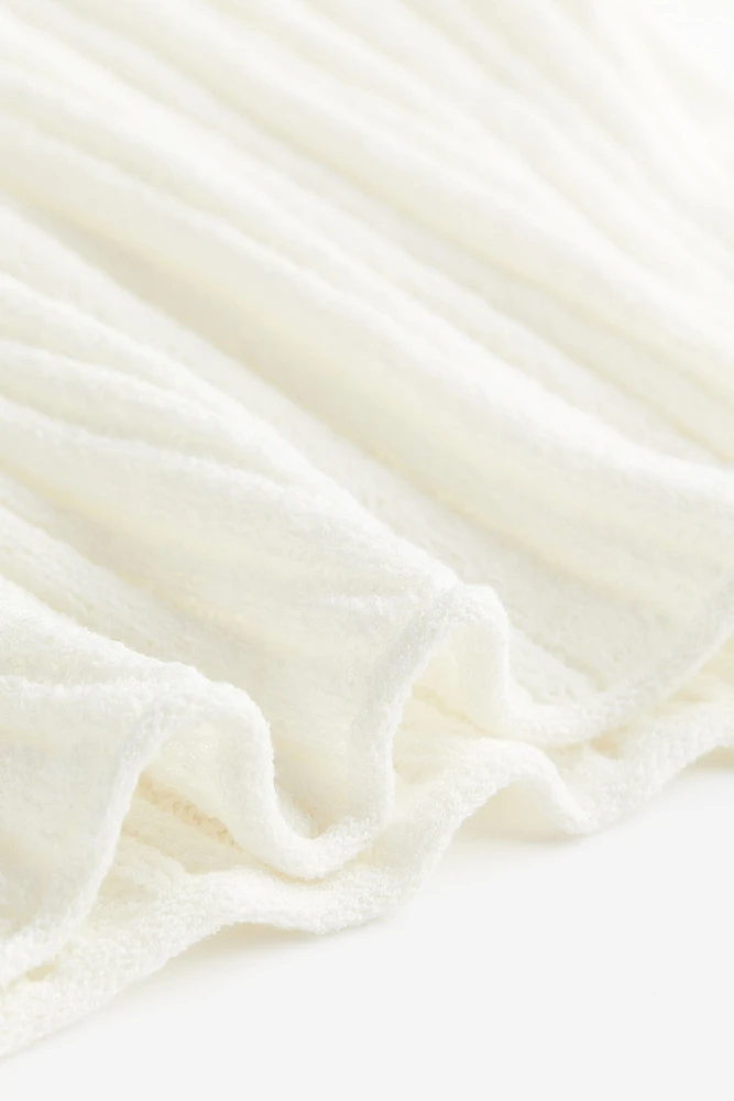 Rib-knit Sweater with Asymmetric Hem
