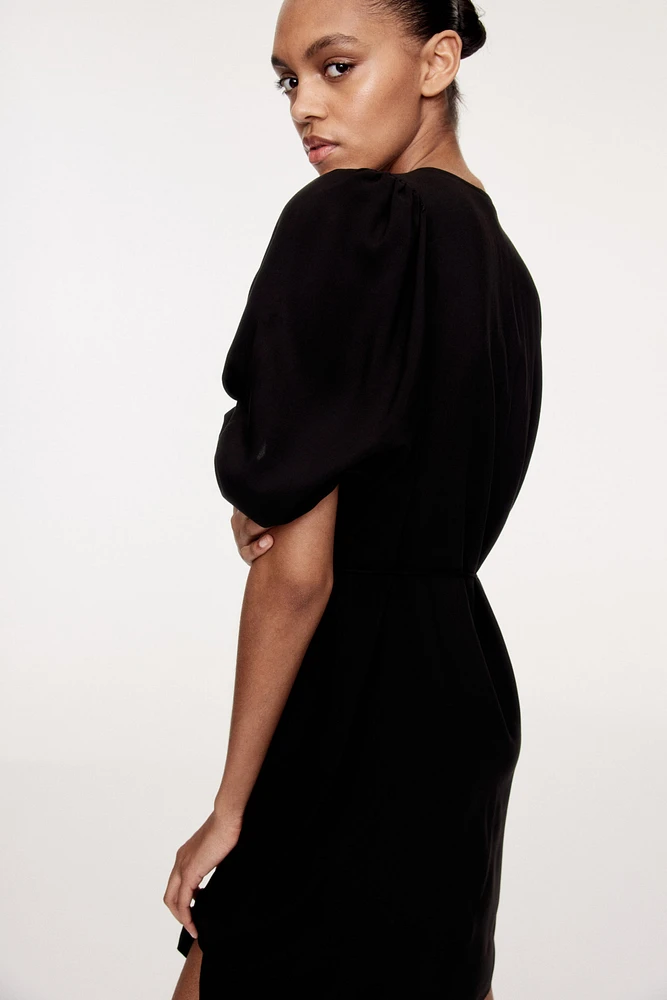 Robe à manches bouffantes