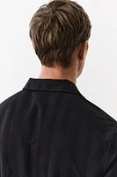 Regular Fit Textured-Weave Resort Shirt