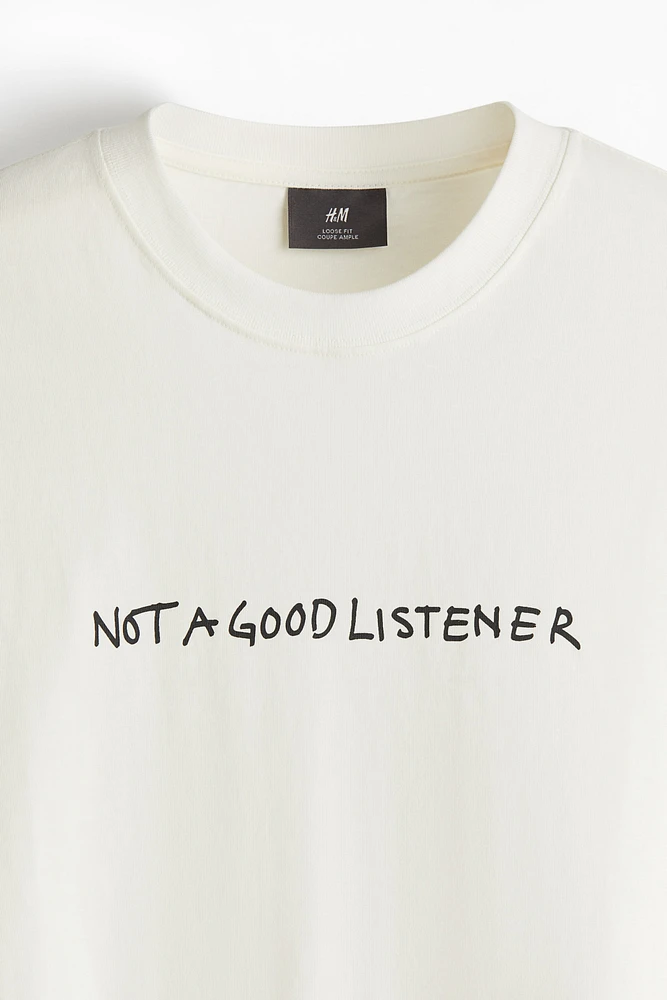 T-shirt imprimé Coupe Flottante