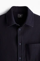 Regular Fit Textured-Weave Shirt