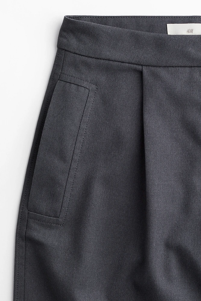 Pantalon large en sergé