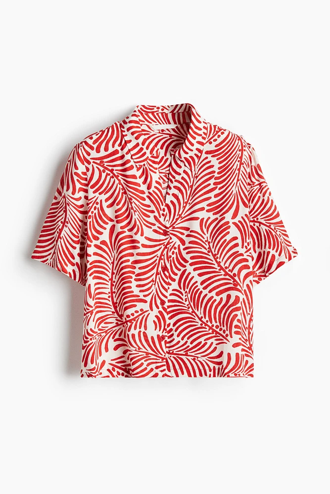 Crinkled Viscose Shirt
