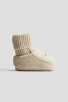 Cotton Knit Slipper Socks