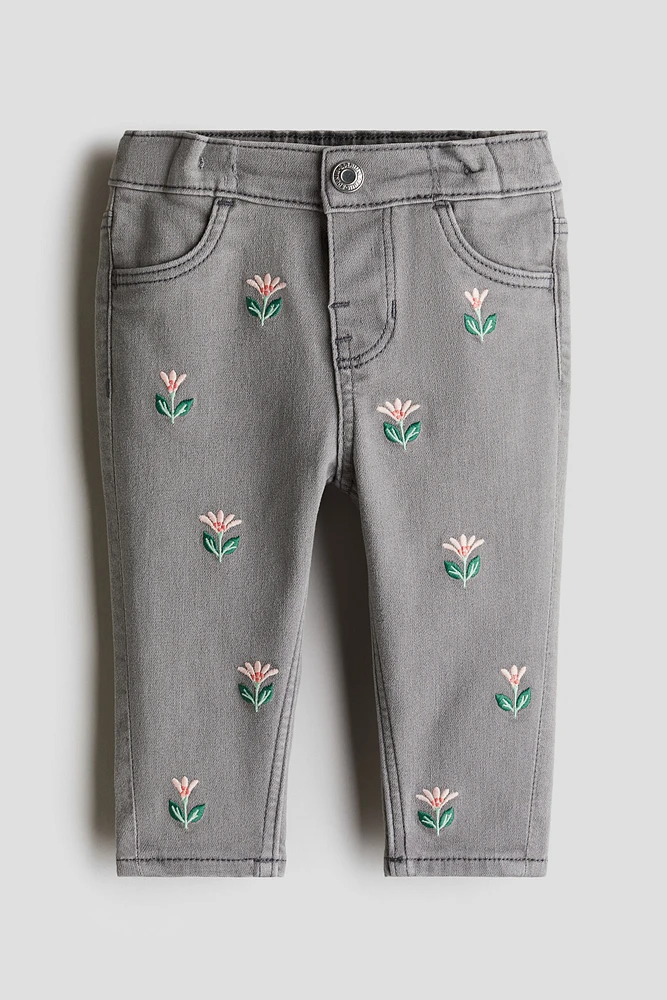 Embroidered Jeans