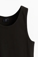 Slim Fit Ribbed Tank Top