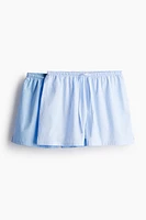 2-pack Cotton Poplin Pajama Shorts