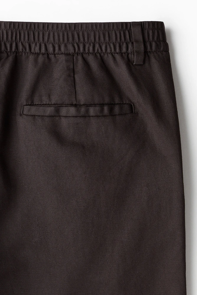 Regular-Fit Lyocell-Blend Pants