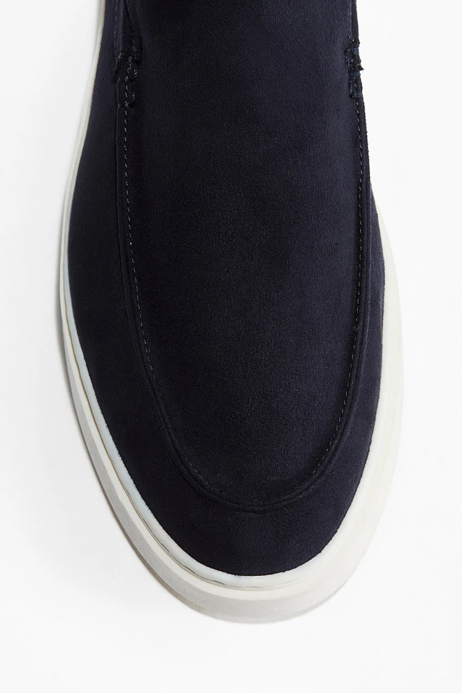 Moccasin-Seam Loafers