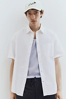 Regular-Fit Short-Sleeved Oxford Shirt