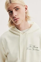 Loose Fit Printed Hoodie