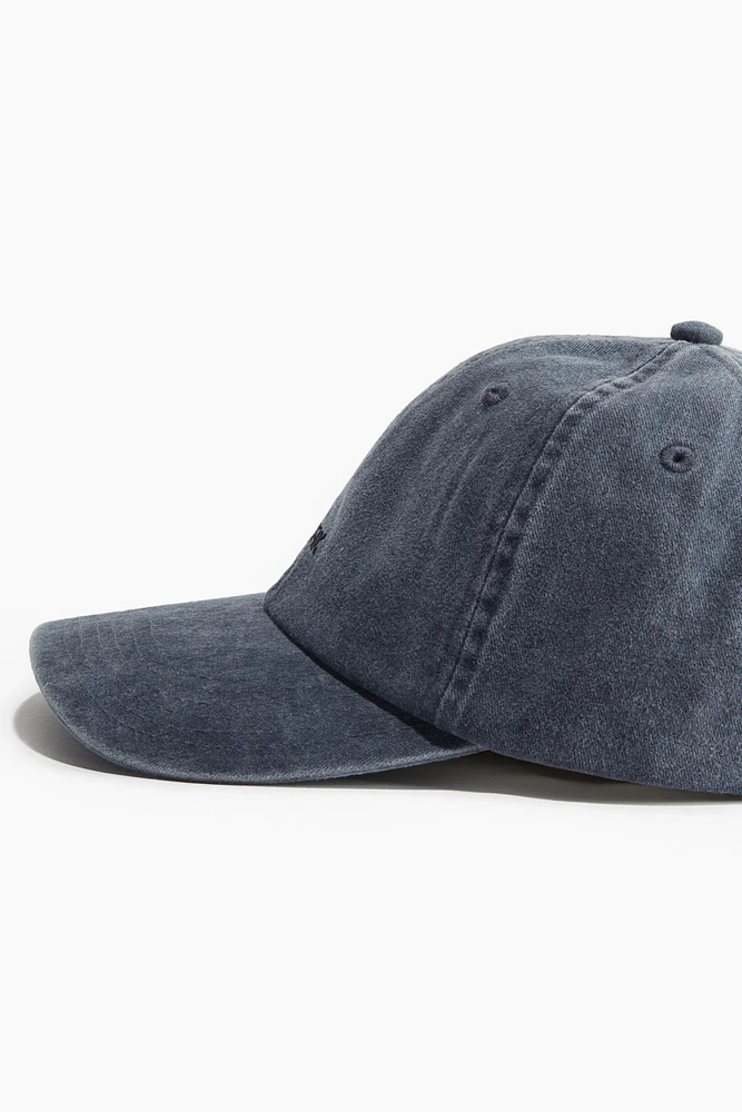 Casquette en coton avec broderie