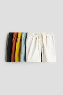 Lot de 5 shorts en jersey coton