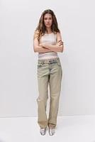 Straight Low Jeans