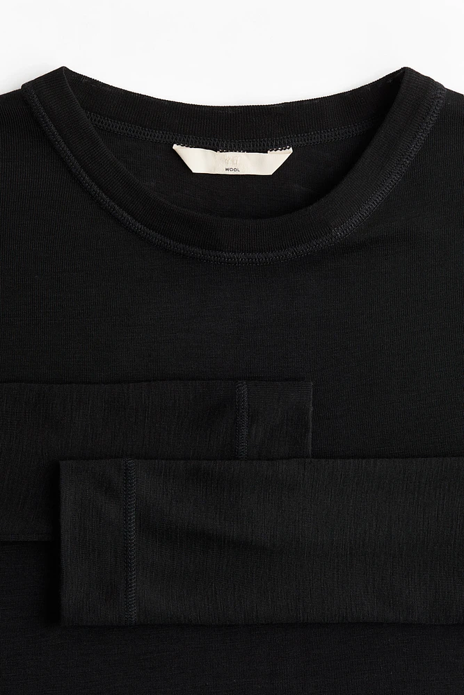 Haut en tricot de laine fin