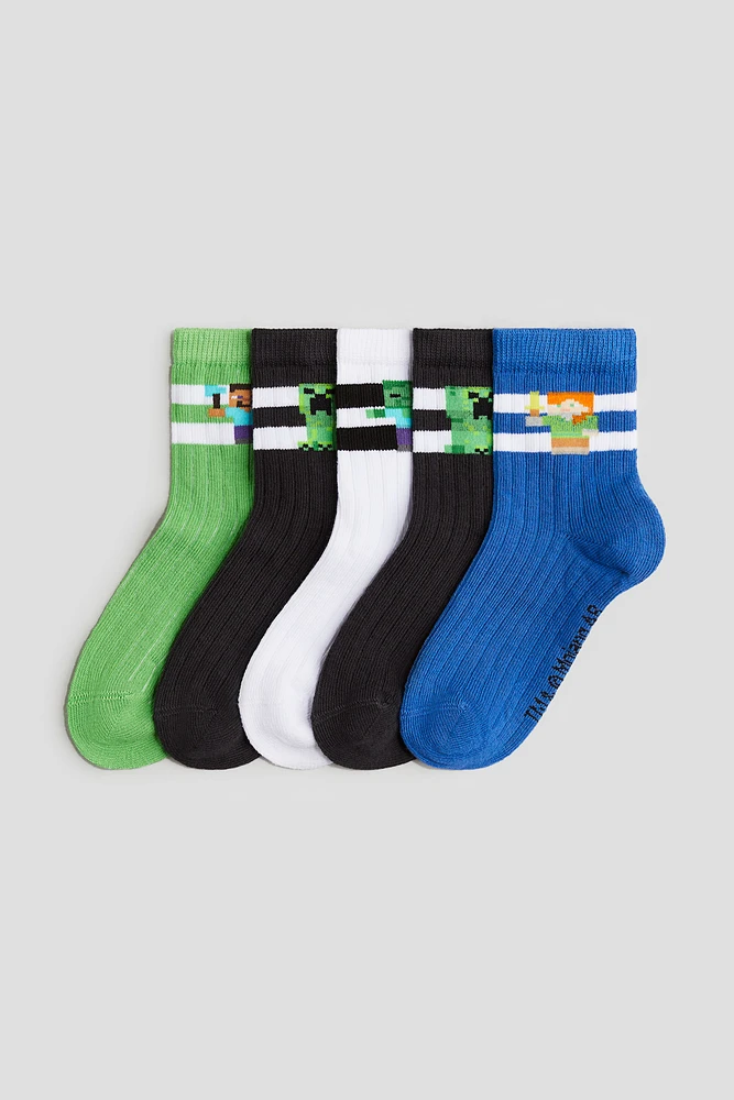 Lot de 5 paires chaussettes