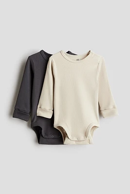 2-pack Long-sleeved Bodysuits